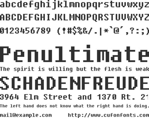 fixedsys font.